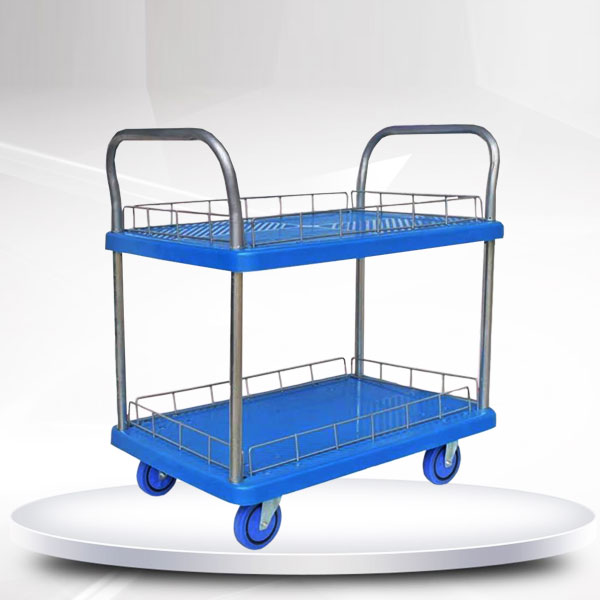 藍色（sè）多層平板車