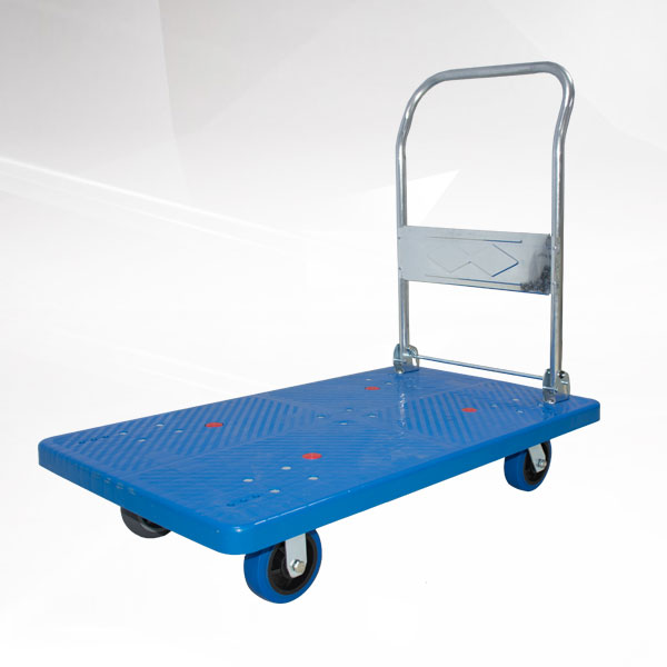 藍色單層平板車（chē）