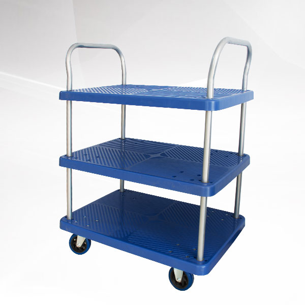 藍色多（duō）層平板車